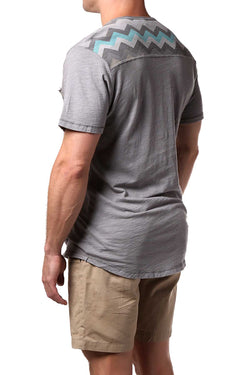 Cohesive & Co. Grey Devon ZigZag T-Shirt thumbnail 2