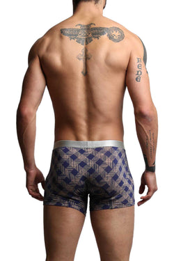 2-Pack Mosmann Orange Plaid & Black Boxer Briefs thumbnail 3