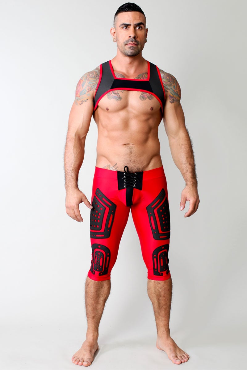 CellBlock 13 Red Lace Up Stryker Pant