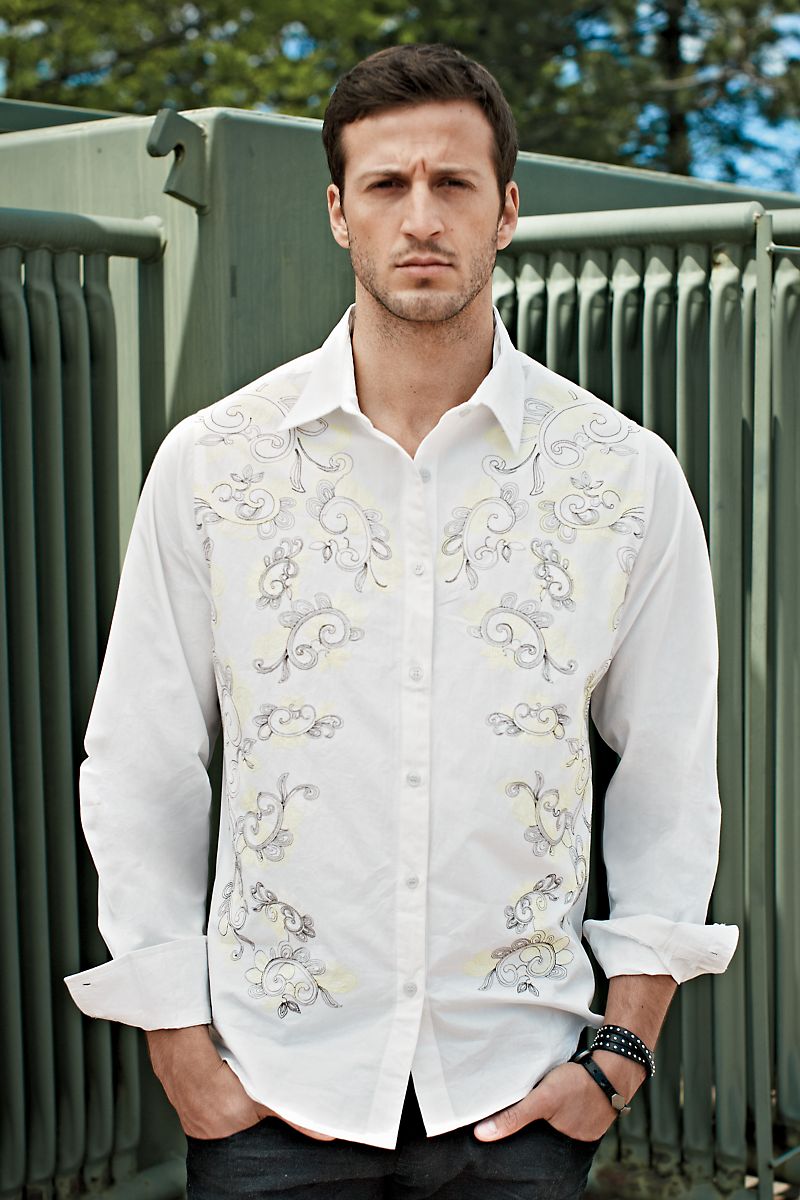 Andres Velasco Off-White Versailles Button-Up