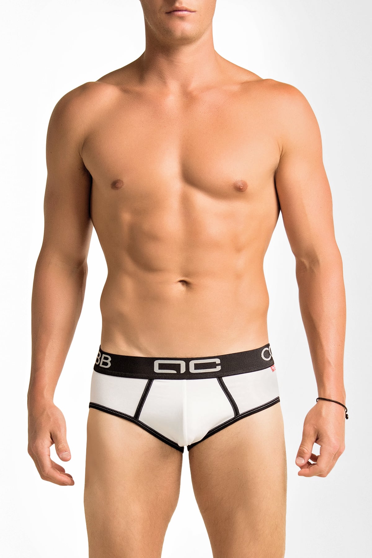 Alexander Cobb White & Black Slip Brief