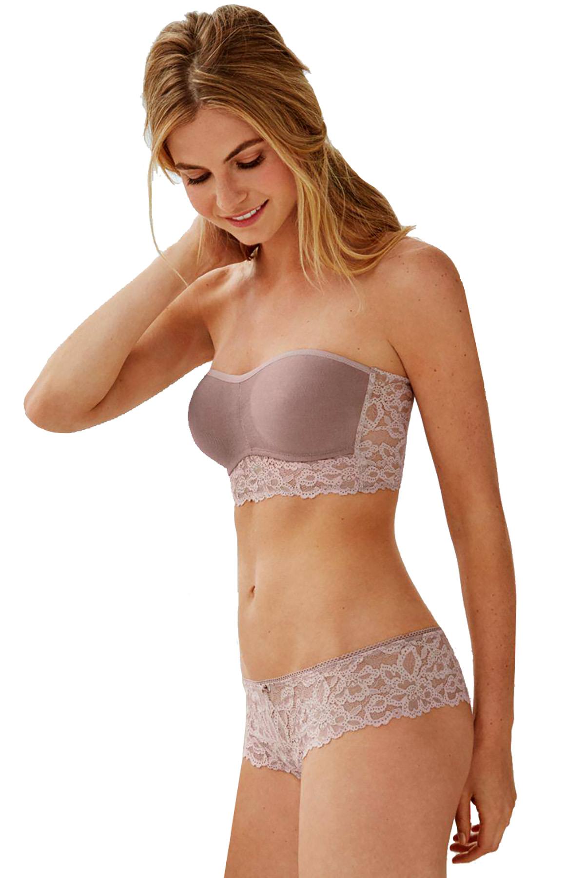 b.tempt'd Antler-Taupe b.charming Bandeau Bralette