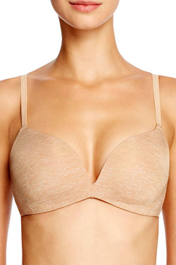 b.tempt'd Au Naturale Heather b.splendid Wire Free Push Up Bra thumbnail 2