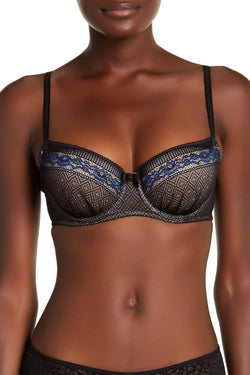 b.tempt'd Black-Night/Dazzling-Blue b.inspired Contour Stretch Bra thumbnail 2