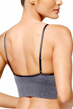 b.tempt'd Dark-Grey Heather b.splendid Seamless Bralette thumbnail 4