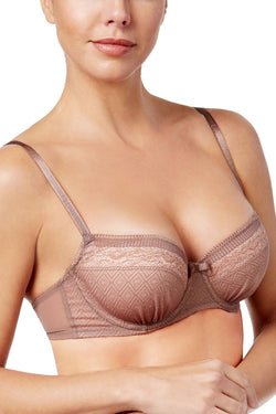 b.tempt'd Deep-Taupe/Rose-Smoke b.inspired Contour Stretch Bra thumbnail 2