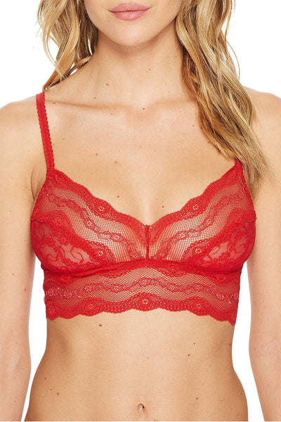b.tempt'd Haute Red Lace Kiss Bralette