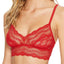 b.tempt'd Haute Red Lace Kiss Bralette