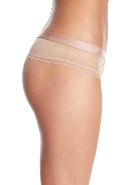b.tempt'd Mahogany-Rose/Nude b.cherished Mesh/Lace Thong thumbnail 3