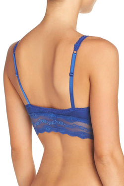 b.tempt'd Marine Blue b.adorable Modal Lace-Trim Bralette thumbnail 4
