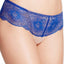 b.tempt'd Marine-Blue b.provocative Sheer Lace Tanga-Thong