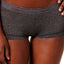 b.tempt'd Night-Black Spectator Striped-Waist Boyshort