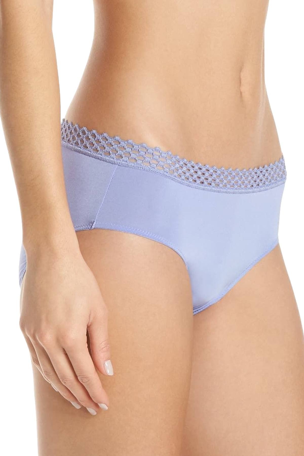 b.tempt'd Pale Iris Tied In Dots Lace Waist Bikini Brief