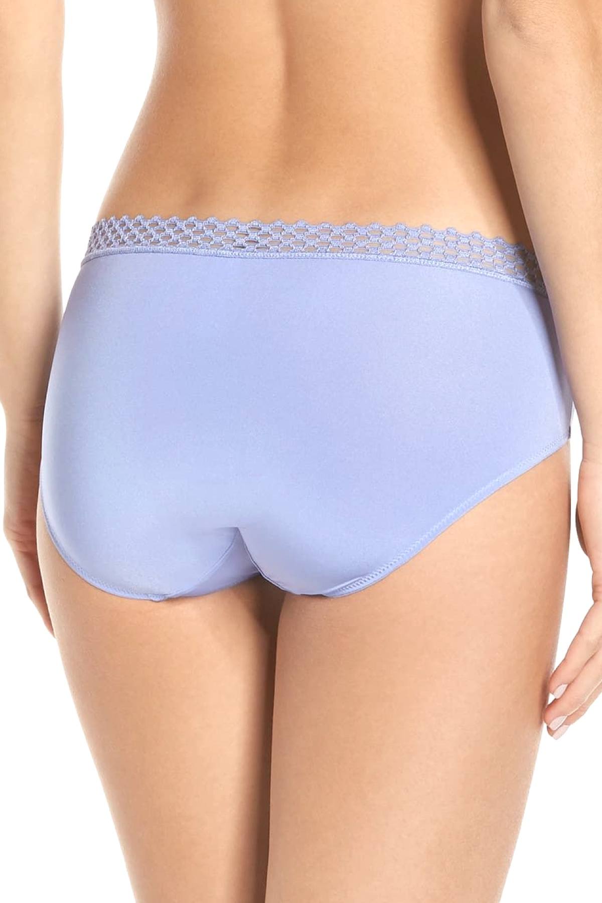 b.tempt'd Pale Iris Tied In Dots Lace Waist Bikini Brief