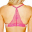 b.tempt'd Pink-Yarrow b.provocative Lace Front-Closure Racerback Bralette