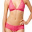 b.tempt'd Pink-Yarrow b.provocative Lace Front-Closure Racerback Bralette