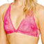 b.tempt'd Pink-Yarrow b.provocative Lace Front-Closure Racerback Bralette