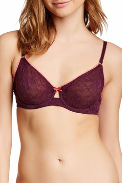 b.tempt'd Potent-Purple Full-Bloom Underwire Bra thumbnail 1