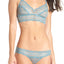 b.tempt'd Smoke Blue Lace Kiss Bikini Brief