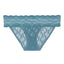 b.tempt'd Smoke Blue Lace Kiss Bikini Brief