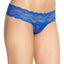 b.tempt'd Surf The Web Blue Lace Kiss Thong