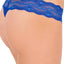 b.tempt'd Surf The Web Blue Lace Kiss Thong
