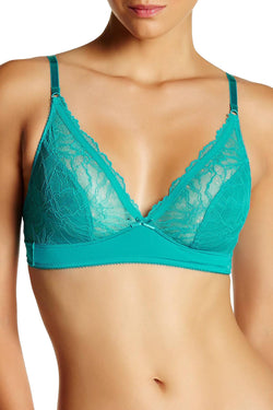 b.tempt'd Tile-Blue b.gorgeous Lace Bralette thumbnail 1