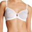 b.tempt'd White Full-Bloom Underwire Bra