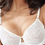 b.tempt'd White Full-Bloom Underwire Bra