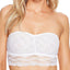 b.tempt'd White Sheer Lace-Kiss Bandeau Bralette
