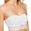 b.tempt'd White Sheer Lace-Kiss Bandeau Bralette