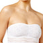 b.tempt'd White Sheer Lace-Kiss Bandeau Bralette