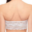 b.tempt'd White Sheer Lace-Kiss Bandeau Bralette