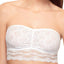 b.tempt'd White Sheer Lace-Kiss Bandeau Bralette