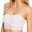 b.tempt'd White Sheer Lace-Kiss Bandeau Bralette