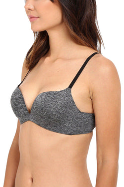 b.tempt'd b.splendid Dark-Grey Wire-Free Push-Up Bra thumbnail 4