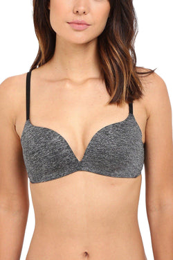 b.tempt'd b.splendid Dark-Grey Wire-Free Push-Up Bra thumbnail 2