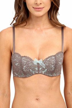 b.tempt'd by Wacoal Cappuccino Ciao Bella Balconette Bra thumbnail 1