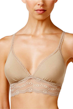 b.temptd Au-Natural b.adorable Modal Lace-Trim Bralette thumbnail 1