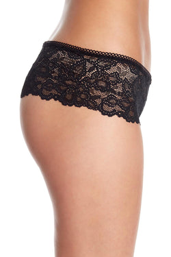 b.temptd Blackened-Pearl Charming Floral-Lace Tanga thumbnail 2