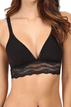 b.temptd Night b.adorable Modal Lace-Trim Bralette thumbnail 1