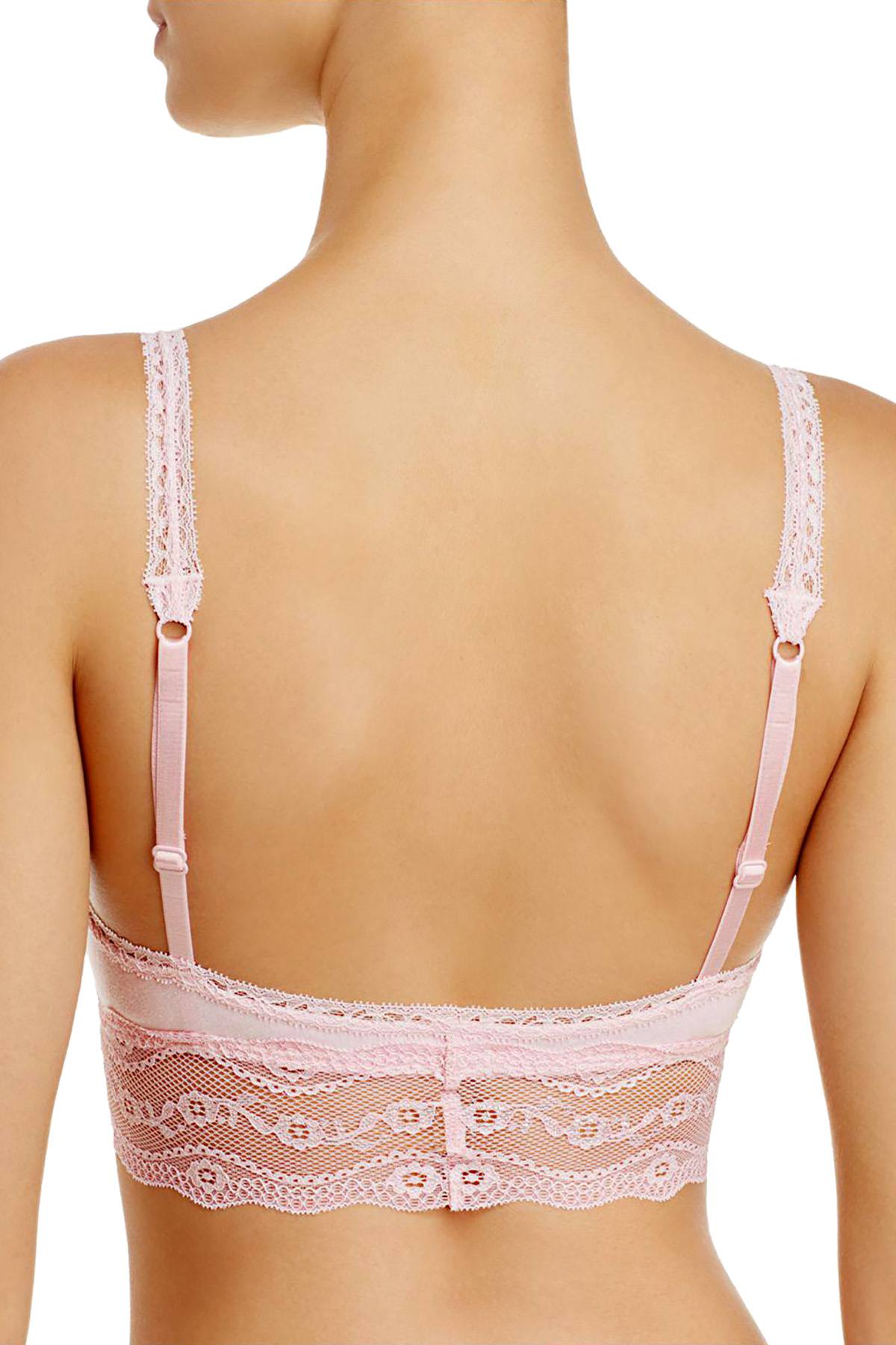 b.temptd Pink-Parfait b.adorable Modal Lace-Trim Bralette – CheapUndies