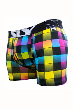 Sly Hyper Plaid Boxer Brief thumbnail 1