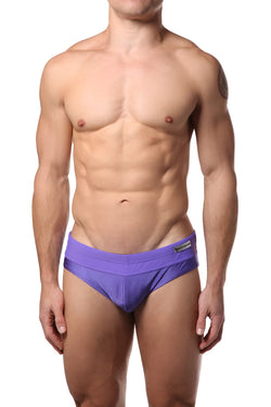 Modus Vivendi Purple Contrast Swim Brief thumbnail 1