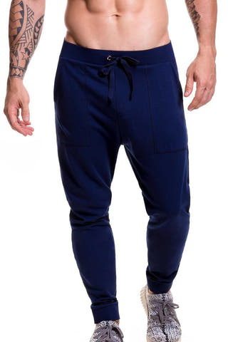Jor Navy-Blue London Athletic Long Pant