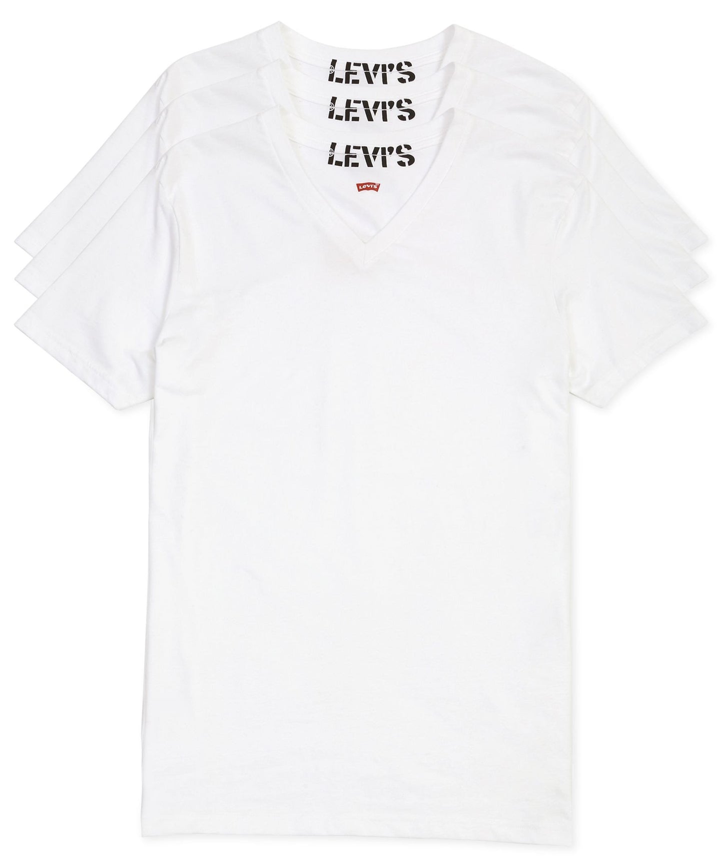 Levis 100 Series V-Neck Undershirts 3-Pack