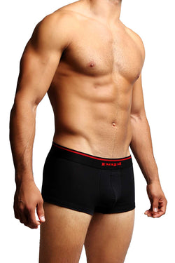2-Pack Black & Red Stripes Stretch Brazilian Trunks thumbnail 4