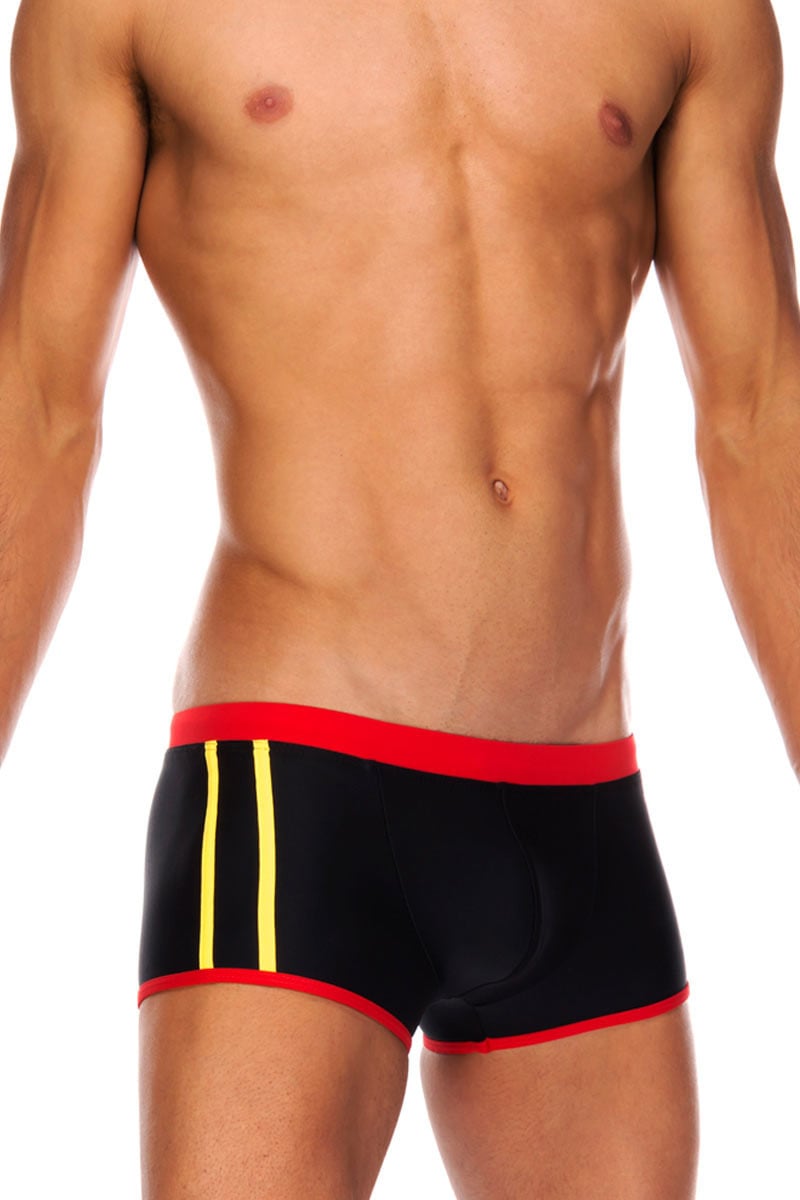 Tribe Black & Red Indian Swim Trunk