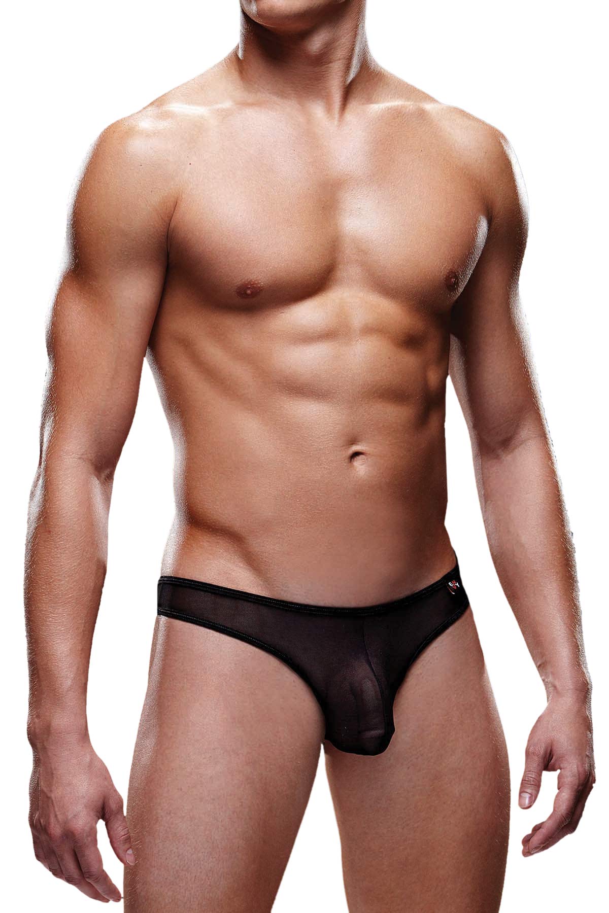 Envy Black Mesh Thong