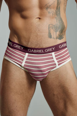 Gabriel Grey Sangria Polo Brief thumbnail 1